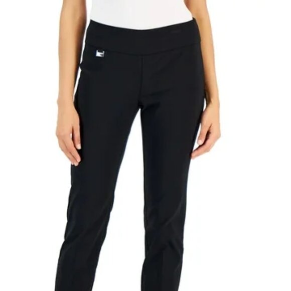 Alfani Black Pull On Tummy Control Stretch Ankle Pant 14P - Picture 3 of 9